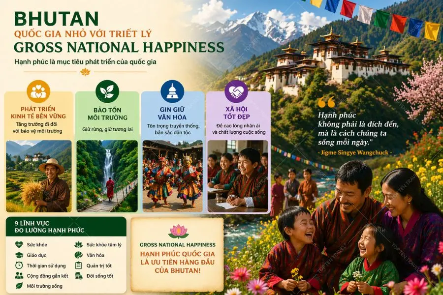 Gross National Happiness (GNH) là một chỉ số đo lường về Hạnh phúc Quốc Gia