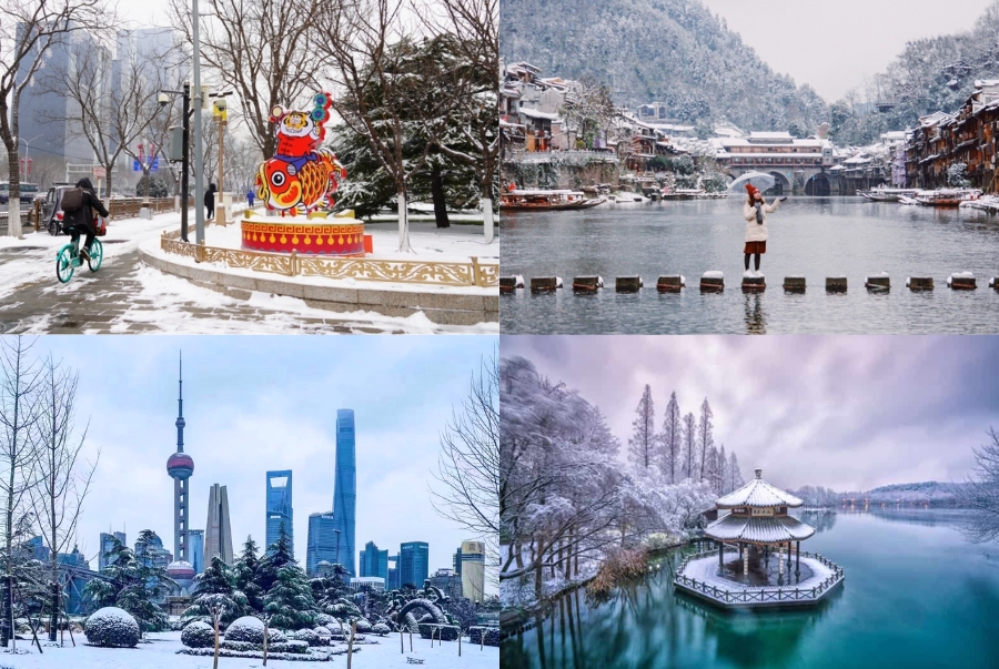 Đặc điểm thời tiết mùa đông giữa các vùng ở Trung Quốc có sự khác biệt