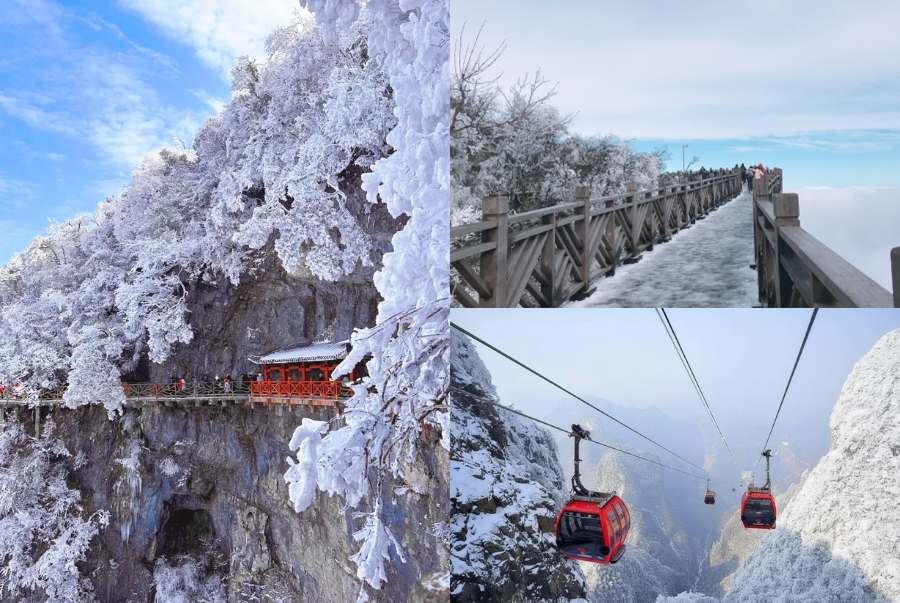 Trương Gia Giới mùa đông ngoài những khung cảnh hùng vĩ còn mang đến bạn nhiều trải nghiệm thú vị