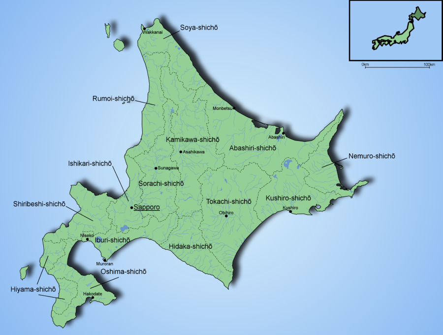 Hokkaido là hòn đảo lớn thứ hai và là tỉnh có diện tích lớn nhất của Nhật Bản