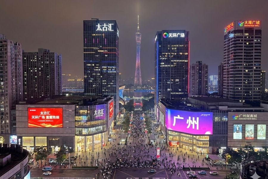 Quảng Châu sở hữu vô số các trung tâm thương mại nổi tiếng khắp thế giới