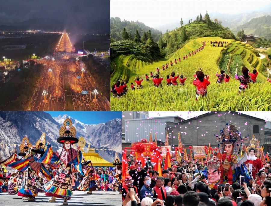 Một số các lễ hội thể hiện rõ nét đức tin của người Vân Nam