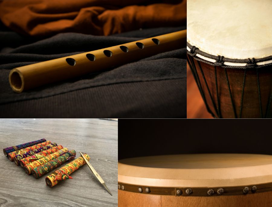 Một số các loại nhạc cụ truyền thống của người dân Vân Nam