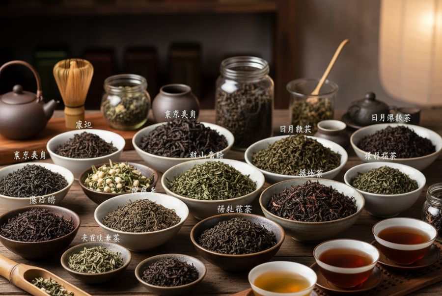 Các loại trà với đa dạng hương vị đến từ Đài Loan