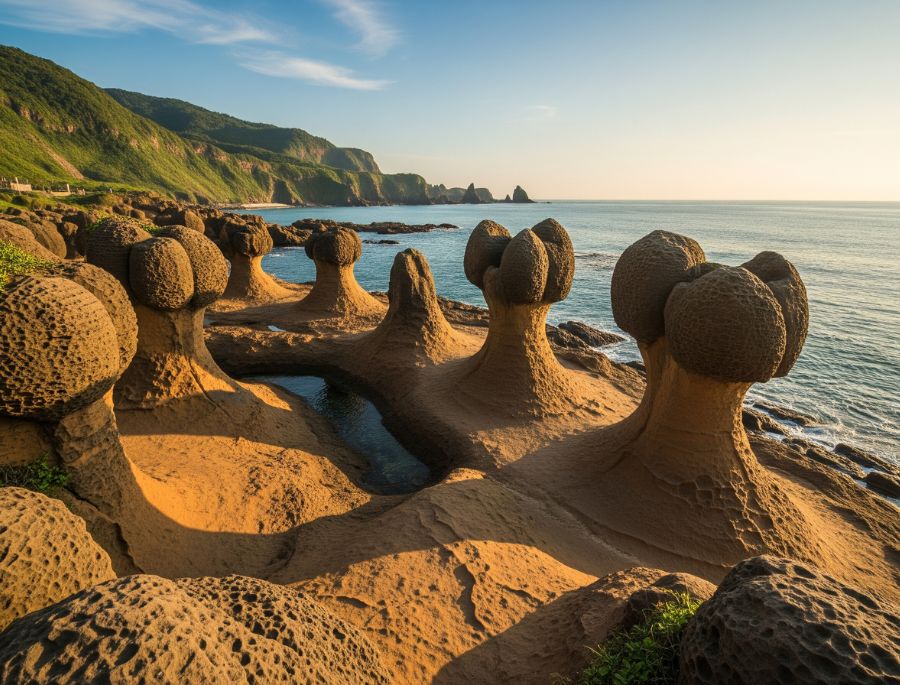 Khung cảnh độc đáo của Hải Quỳ Đá (Sea Candles)