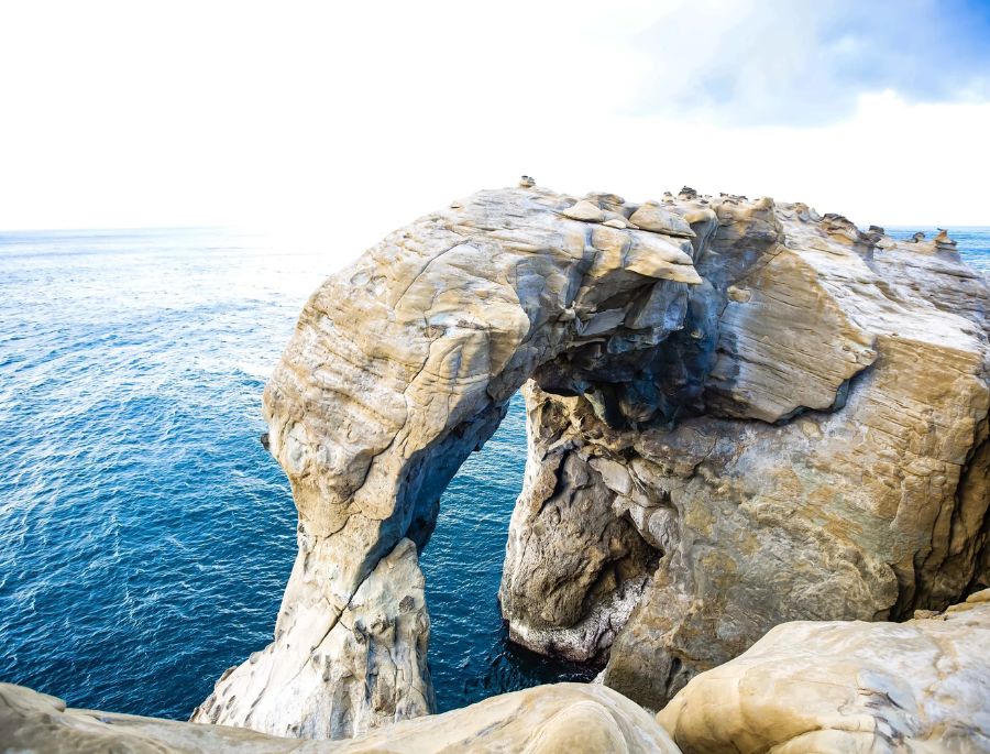 Voi Đá là một trong những khối đá đặc trưng nổi bật của công viên địa chất Dã Liễu