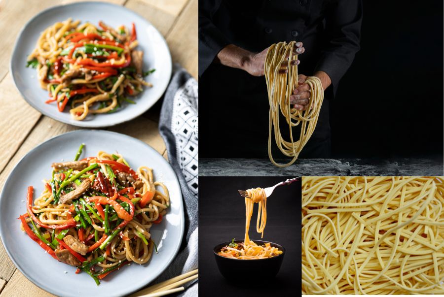 Mì kéo tay Lagman là món ăn quen thuộc được dùng trong các dịp lễ