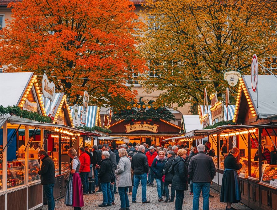 Các phiên chợ mùa thu độc đáo tại các thị trấn nhỏ tại Đức