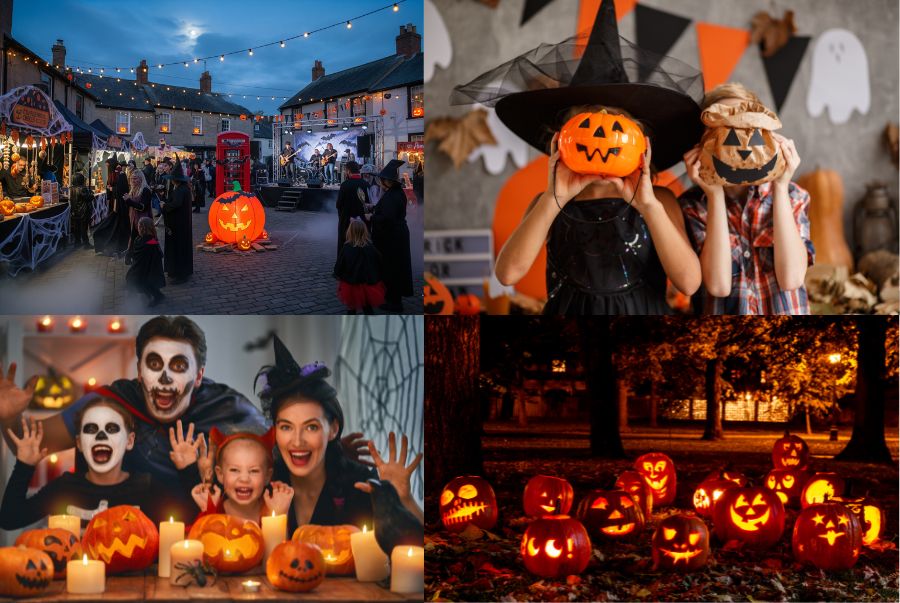 Cuối tháng 10, khắp nước Anh rộn ràng trong không khí Halloween vô cùng ma mị