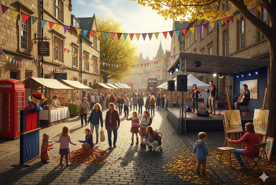 Lễ hội văn hóa và nghệ thuật mùa thu là hoạt động vô cùng hấp dẫn trong các chuyến du lịch