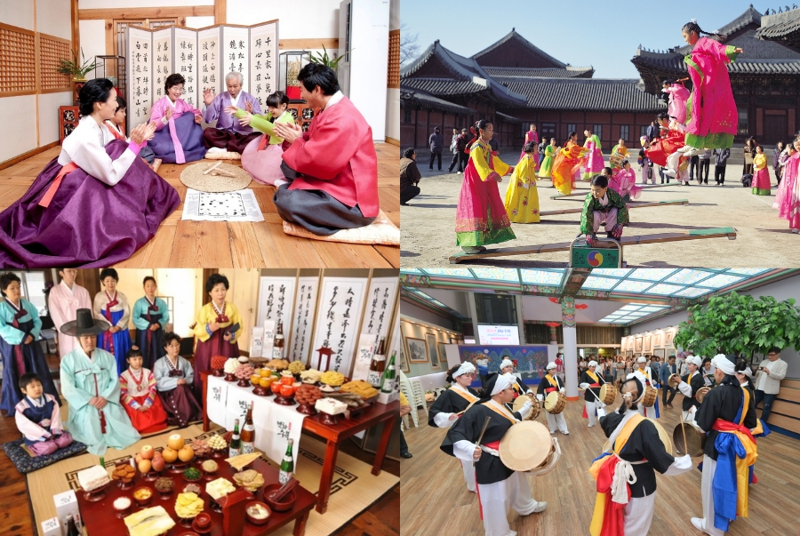 Seollal là dịp Tết truyền thống của người Hàn Quốc với đa dạng các hoạt động dân gian hấp dẫn