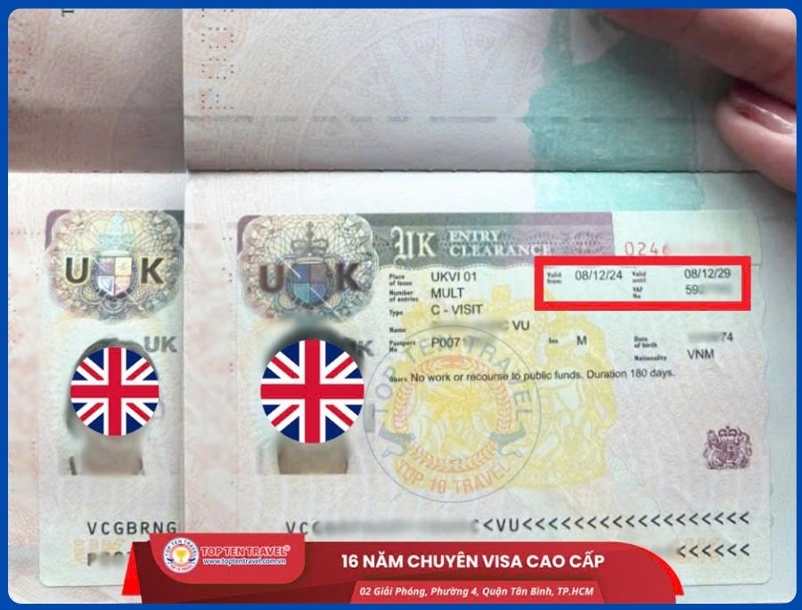 Visa Anh được chia thành nhiều loại dựa trên mục đích nhập cảnh