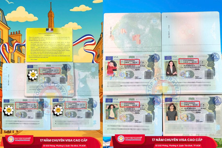Quy trình xin visa Pháp tại Top Ten Travel được chuẩn bị chu đáo ở từng khâu