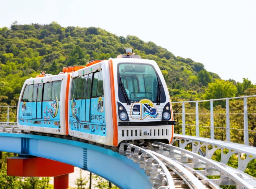 Wolmi Sea Train - Tuyến tàu điện ngắm cảnh biển tuyệt đẹp, giúp bạn thư giãn và tận hưởng cảnh sắc thiên nhiên của vịnh Incheon