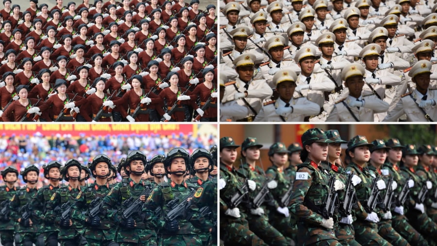 Lễ diễu binh là một buổi duyệt binh quy mô lớn với sự tham gia của các lực lượng quân đội, công an, dân quân tự vệ