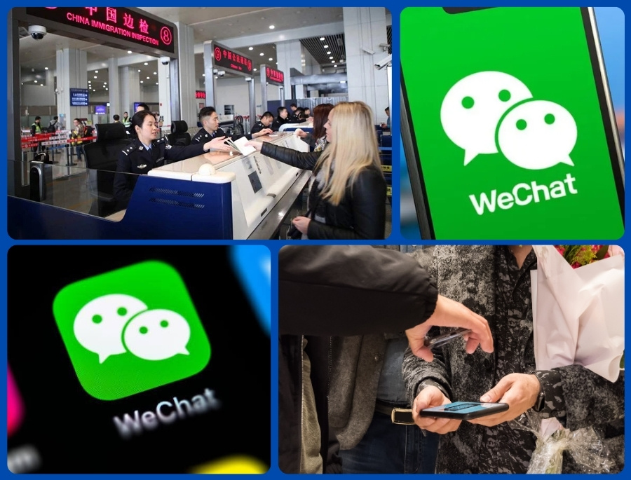 Khai báo qua ứng dụng Wechat là một hình thức phù hợp với các đối tượng khách du lịch trẻ