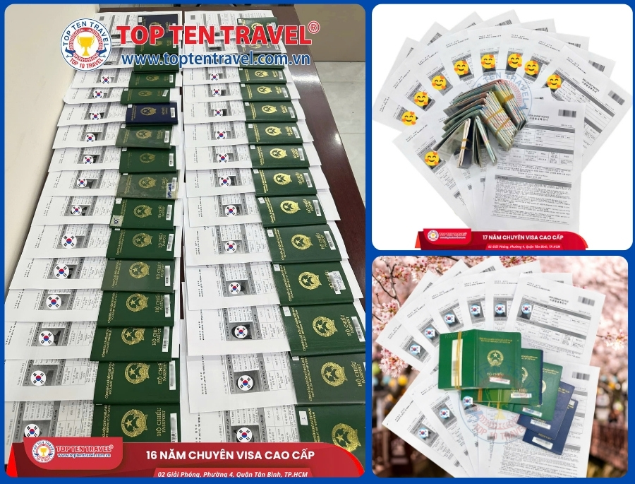 Với quy trình khoa học, Khách Hàng sẽ cảm thấy vô cùng dễ chịu khi sử dụng dịch vụ hỗ trợ xin visa của Top Ten Travel