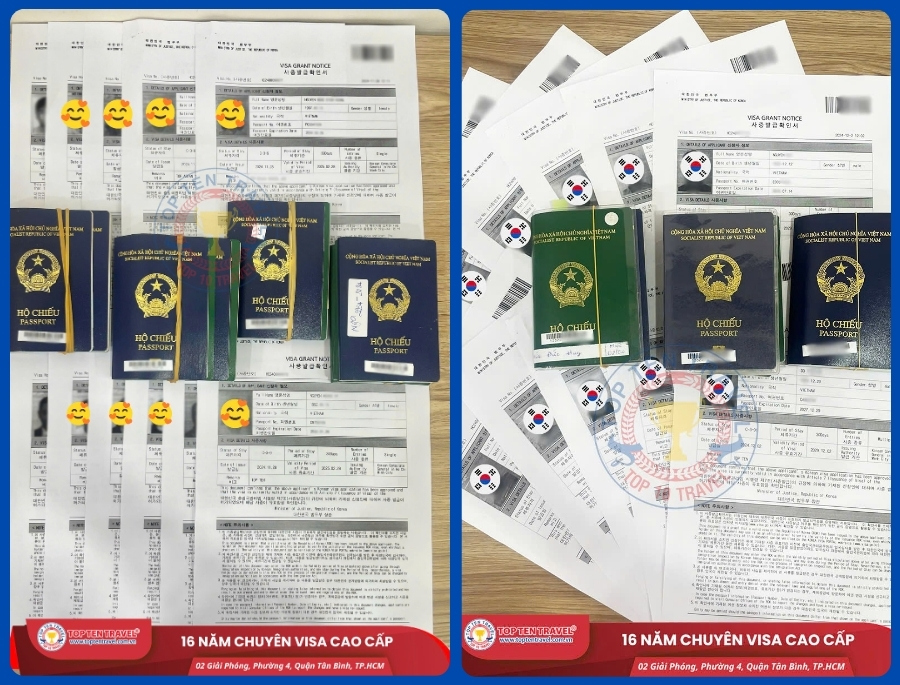 Top Ten Travel luôn hỗ trợ khách hàng chuẩn bị hồ sơ đầy đủ, minh bạch và đúng quy định, từ đó tăng tỷ lệ thành công.