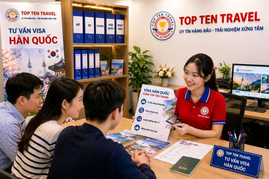 Với kinh nghiệm và sự am hiểu từng thị trường, đội ngũ chuyên viên sẽ hỗ trợ nhiệt tình cho từng trường hợp xin visa