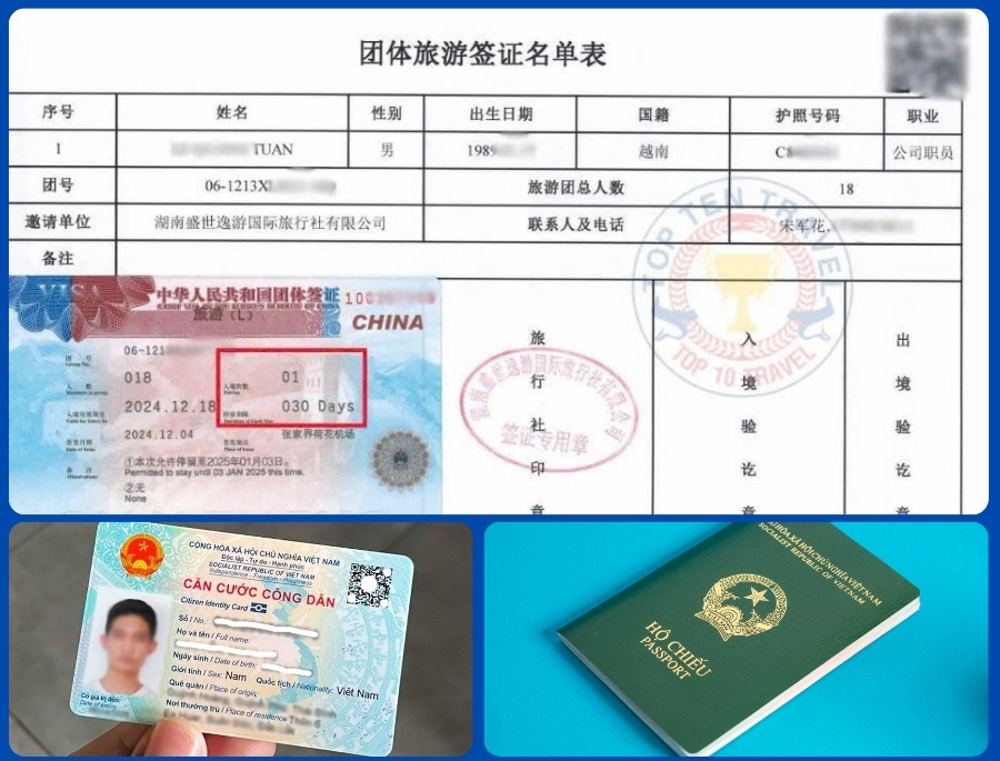 Với kinh nghiệm nhiều năm trong lĩnh vực visa, Top Ten Travel hỗ trợ bạn xin visa đoàn Trung Quốc với hồ sơ đơn giản