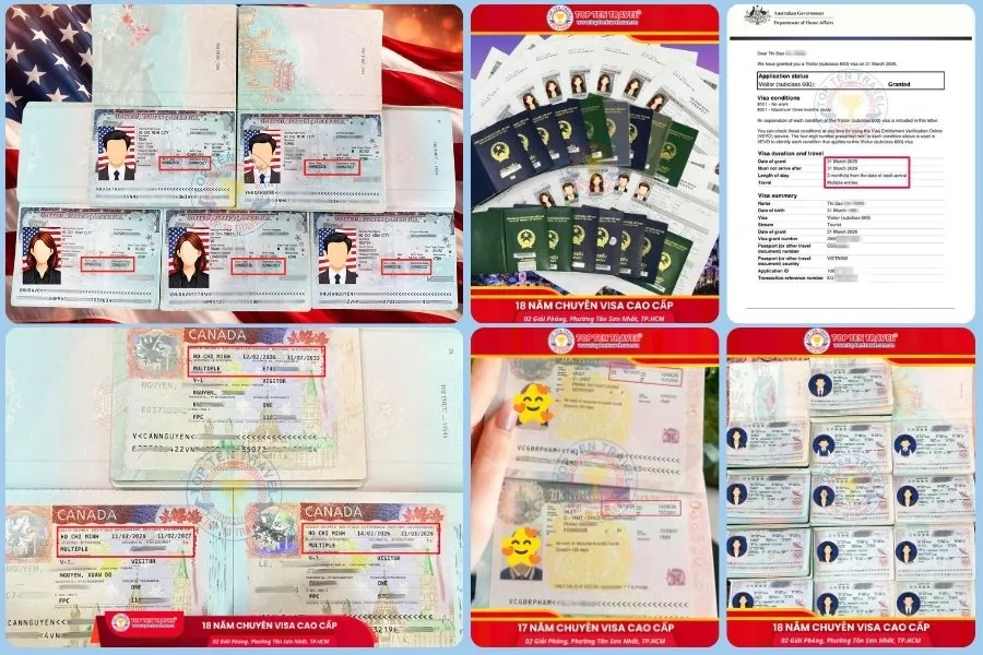 Top Ten Travel là đơn vị chuyên hỗ trợ các dịch vụ visa khó với tỉ lệ đậu cao