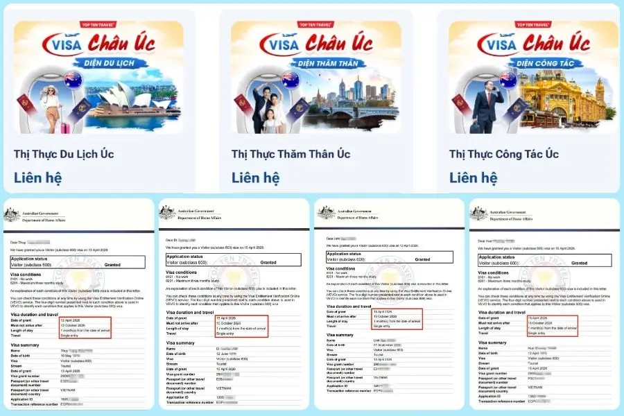 Visa Úc là loại visa có yêu cầu xét duyệt chặt chẽ đối với công dân Việt Nam từ hồ sơ tài chính, công việc, đến lịch sử du lịch