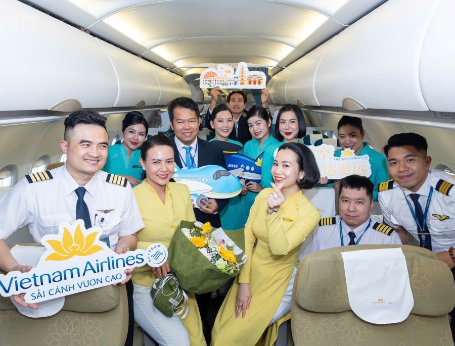  Vietnam Airlines – Hãng hàng không quốc gia Việt Nam đã chính thức khai trương đường bay thẳng giữa TP.HCM và Bắc Kinh