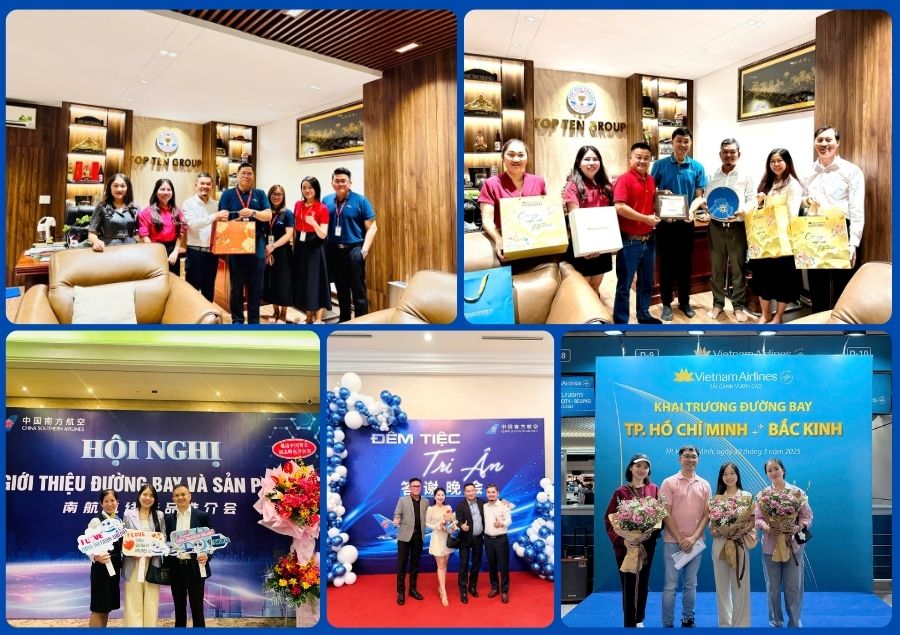 Top Ten Travel là đối tác tin cậy của nhiều hãng hàng không lớn như Vietnam Airlines, Qatar Airway, Vietjet Air, Cathay Pacific,…