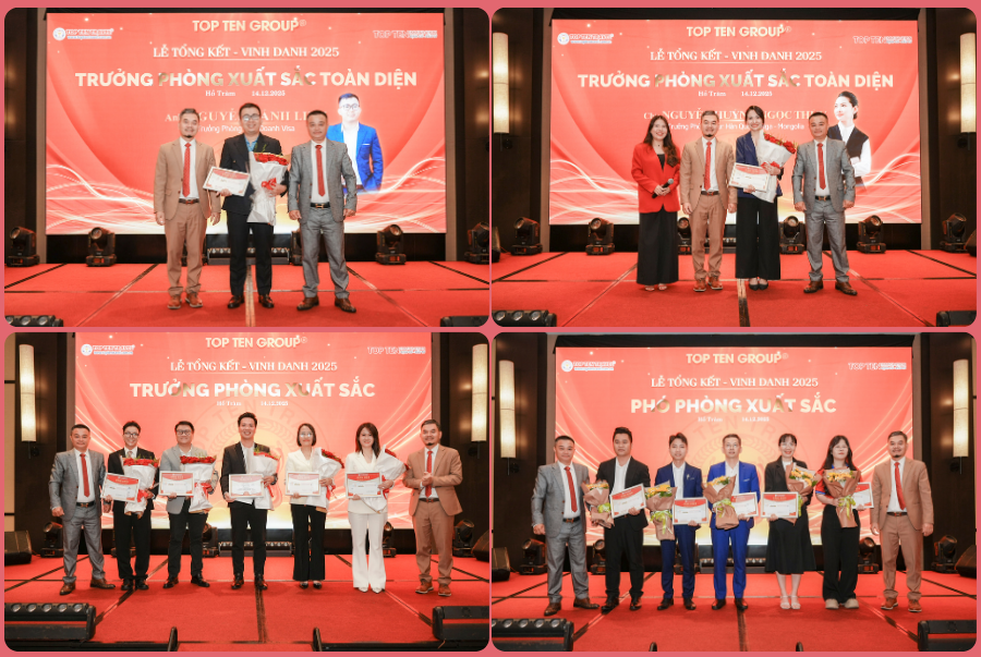 Các giải thưởng cao quý được trao tặng tại buổi Hội Nghị là sự ghi nhận của Ban Giám Đốc với mọi nỗ lực của Cán Bộ Nhân Viên