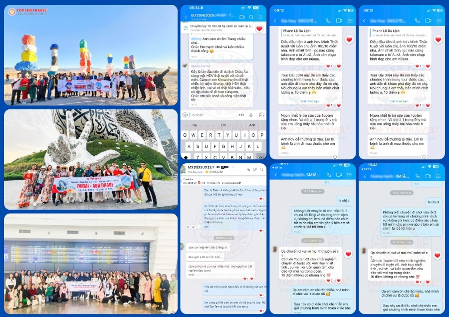 Top Ten Travel là Công Ty chuyên cung cấp các hành trình tour du lịch hấp dẫn, từ trong nước cho đến nước ngoài