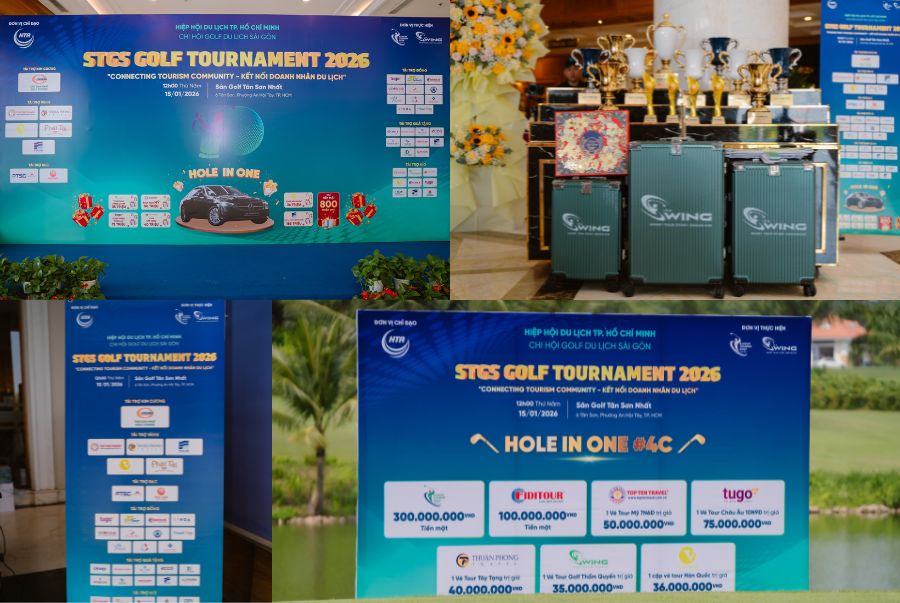 STGS Golf Tournament 2026 là một hoạt động thể thao hấp dẫn dành cho các doanh nhân, quản lý trong lĩnh vực du lịch