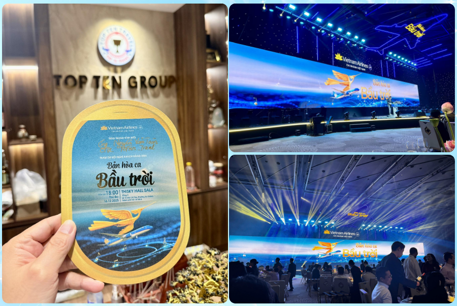 Top Ten Travel tham dự Hội nghị Khách hàng Vietnam Airlines 2025 với chủ đề chính là "“Bản hòa ca bầu trời”
