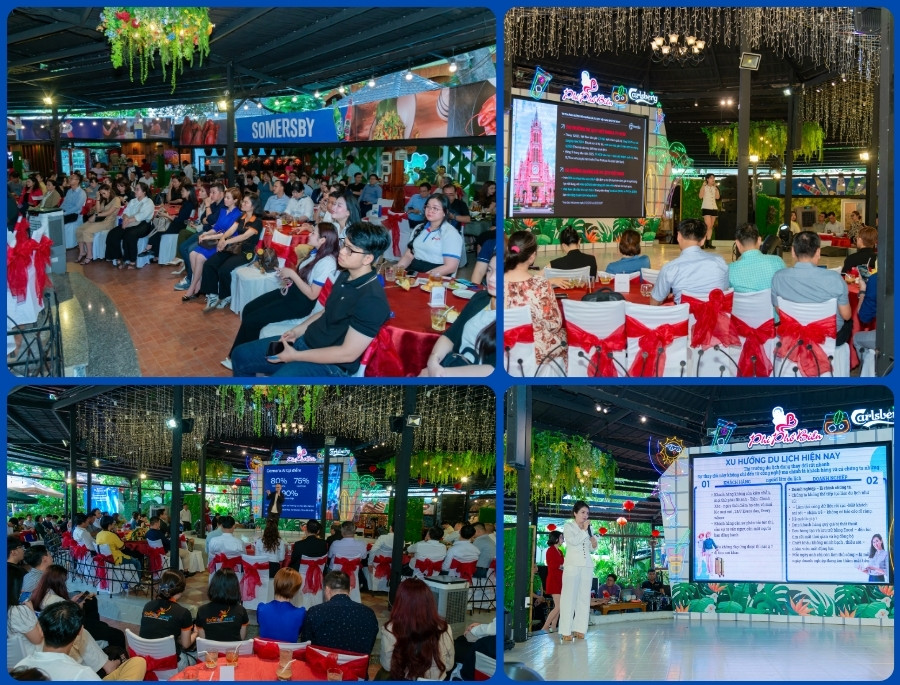  Buổi tọa đàm được tổ chức với chủ đề: “Chia sẻ và ứng dụng thực tế AI, TikTok và quản trị số trong ngành du lịch lữ hành”