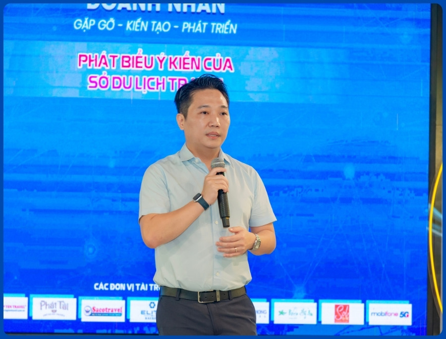 Ông Lê Trương Hiền Hòa – Phó Giám đốc Sở chia sẻ về quá trình chuyển đổi số trong thời đại mới