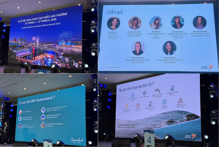 Một số nội dung chính trong hội nghị Tourism Australia Showcase 2025