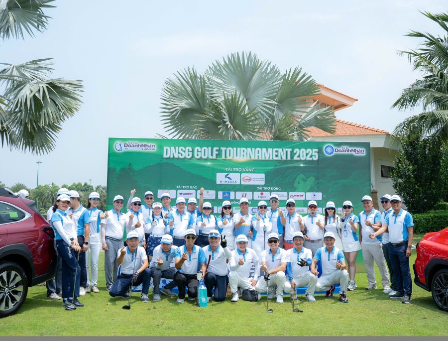 Giải đấu DNSG Golf Tournament 2025 do Câu Lạc Bộ Doanh Nhân Sài Gòn tổ chức đã quy tụ 144 golfer là các Doanh Nhân, CEO, Lãnh Đạo Doanh Nghiệp
