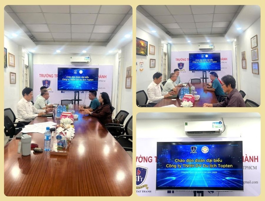 Buổi làm việc nhằm tìm ra những giải pháp mới trong việc phát triển, định hướng nghề nghiệp cho sinh viên ngành dịch vụ du lịch