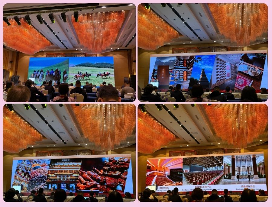 Một số các địa điểm, hoạt động hấp dẫn của Cam Túc được giới thiệu trong buổi hội nghị