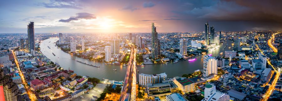 Toàn cảnh Bangkok nhìn từ trên cao