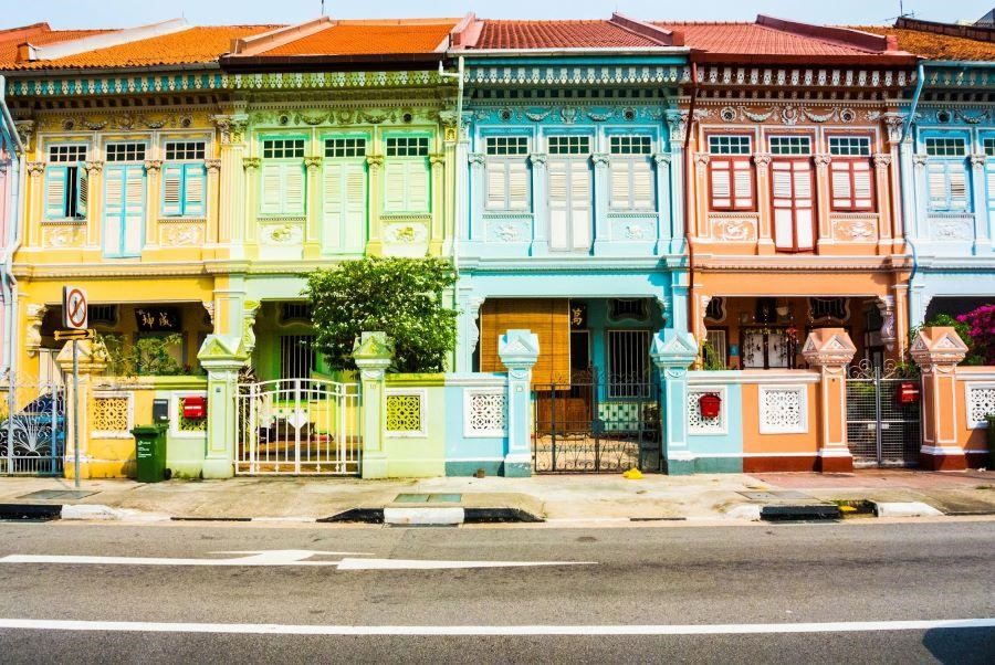 Một góc phố của người Peranakan ở khu vực Katong