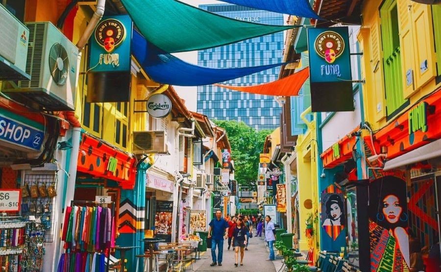 Vẻ đẹp rực rỡ của một góc phố tại Kampong Glam - Singapore