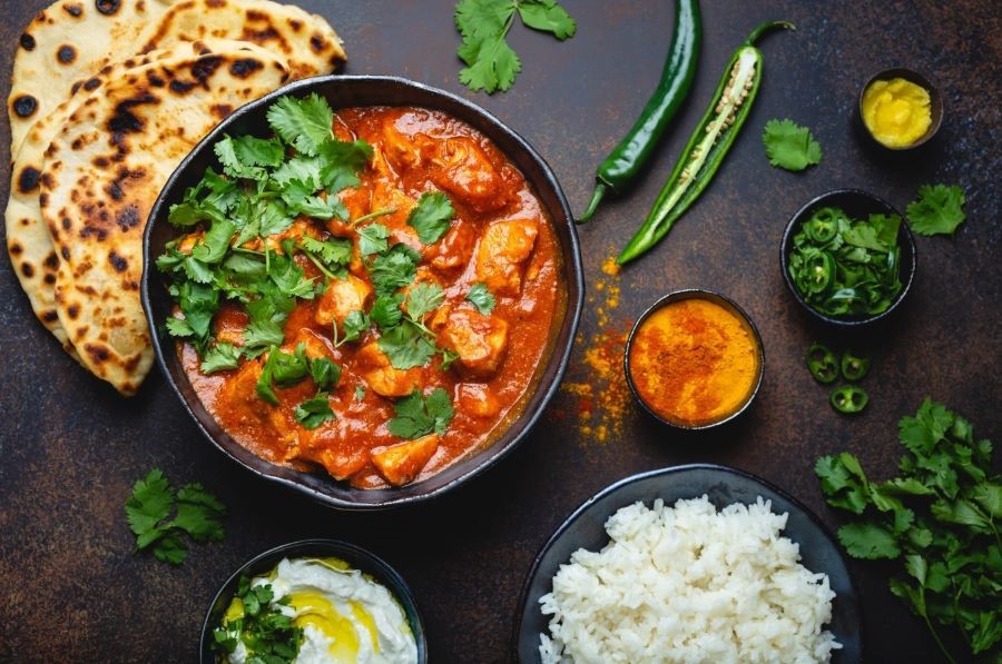 Gà Tikka Masala với vẻ ngoài cực kỳ bắt mắt và hấp dẫn