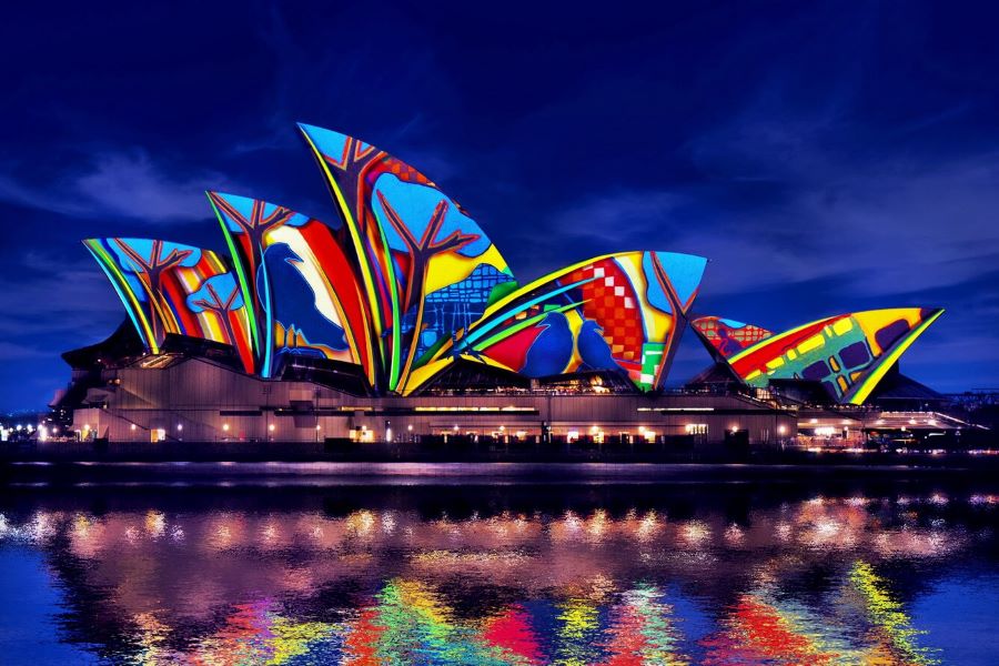 Vivid Sydney là lễ hội ánh sáng lớn nhất Nam bán cầu