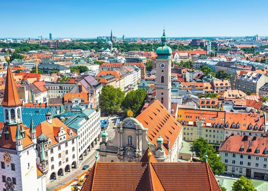 Munich là thủ phủ của tiểu bang Bavaria sở hữu nhiều cảnh quan thiên nhiên tươi đẹp 