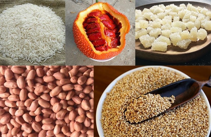 Những loại nguyên liệu đặc trưng để làm nên món bánh cáy thơm ngon