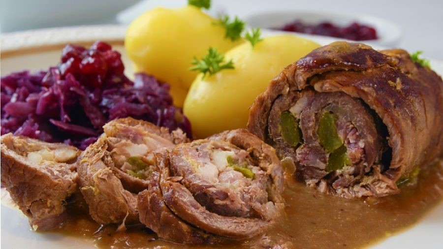 Rouladen là một món ăn phổ biến ở miền Tây nước Đức