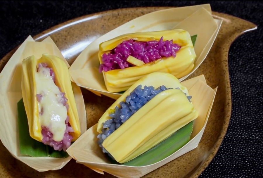 Xôi mít cũng thơm ngon không thua kém gì “người bạn” xôi xoài đâu nhé!