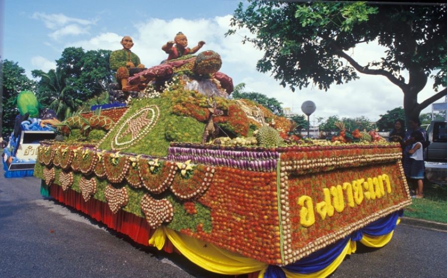 Lễ hội Trái cây nổi tiếng được tổ chức hằng năm tại Rayong