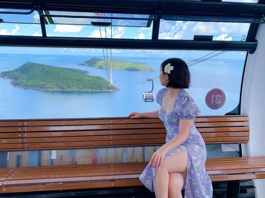 Cáp treo Hòn Thơm gây ấn tượng bởi chiều dài đạt kỷ lục thế giới