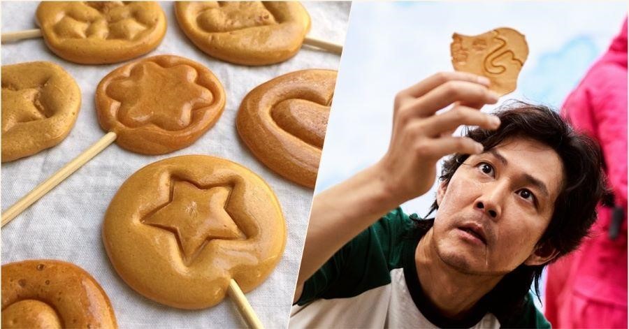 Kẹo đường Bbopkki Hàn Quốc cực kì nổi tiếng trong phim “ Squid Game”